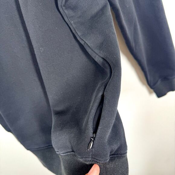 Teqvoly Venice Beach Men's Women's Unisex Size Large Black Pullover Sweatshirt - Picture 5 of 8